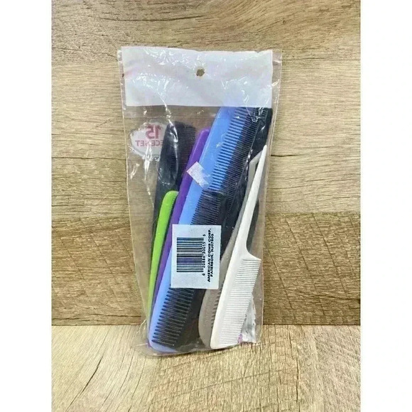 Vintage FreeStyle Multi-Size Combs 15-Piece American Comb Pick USA Made NEW - Picture 2 of 2